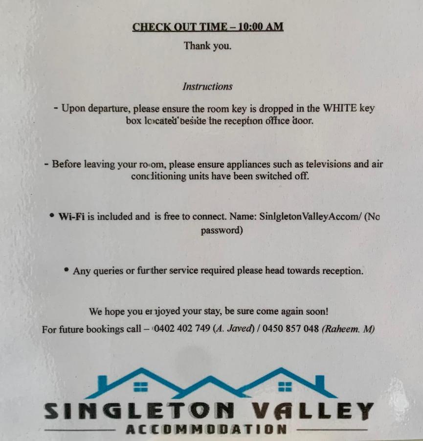 Singleton Valley Accommodation Dış mekan fotoğraf